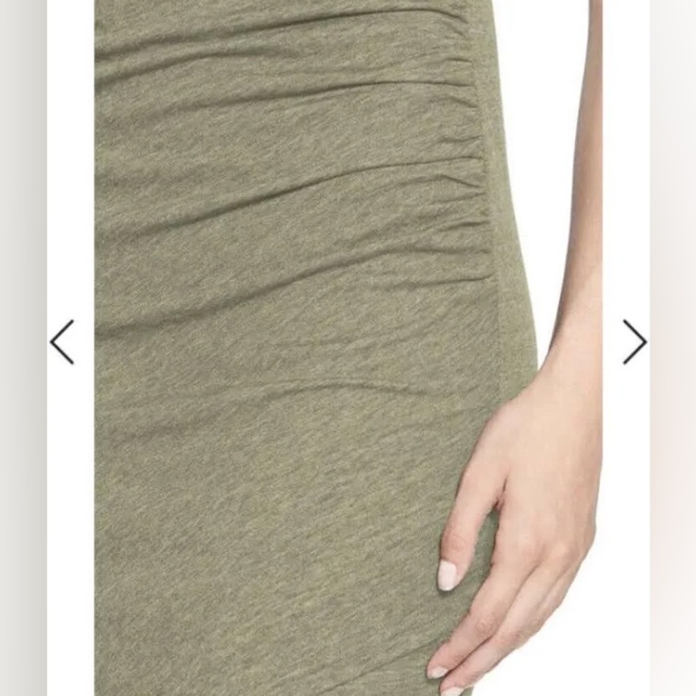 Olive Green “Sarma” heather dress size medium NWT - Picture 3 of 13